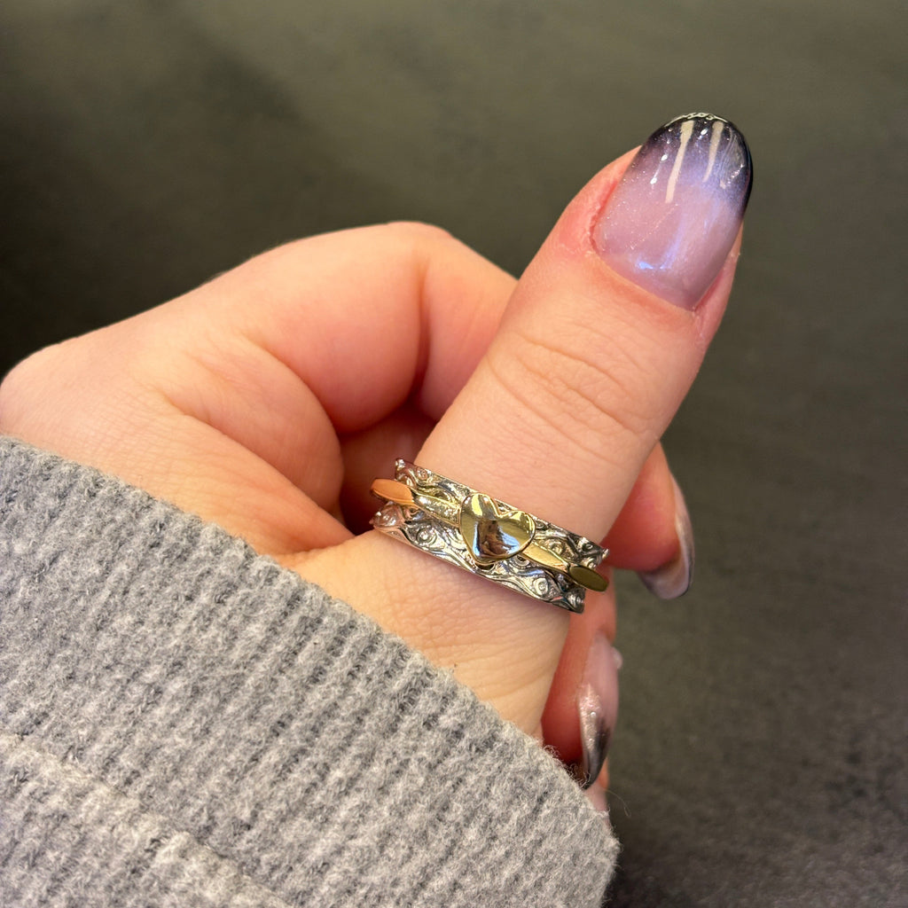 Каблучка-антистрес "Серце"