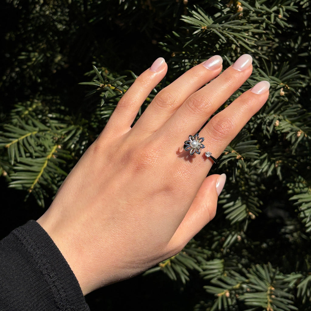 Каблучка-антистрес "Квітка"