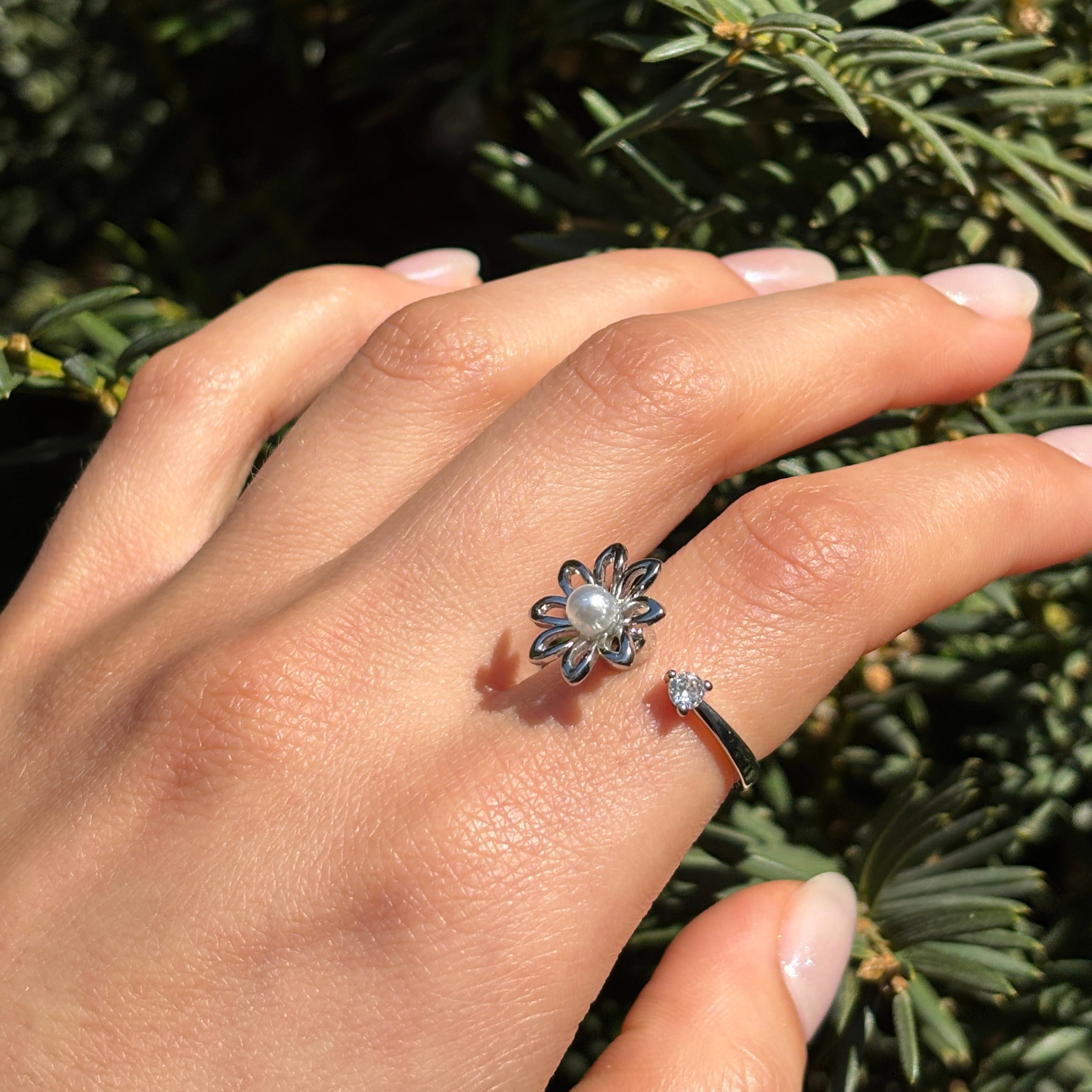 Каблучка-антистрес "Квітка"